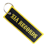 Zia Bag Charm/Patch - Black/Gold
