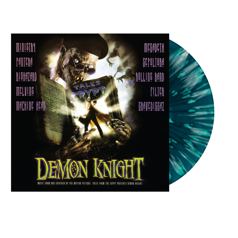 TALES FROM THE CRYPT PRESENTS: Demon Knight/Original Motion Picture Soundtrack (BLUE & WHITE CRYPTKEEPER HALLOWEEN SPLATTER VINYL)