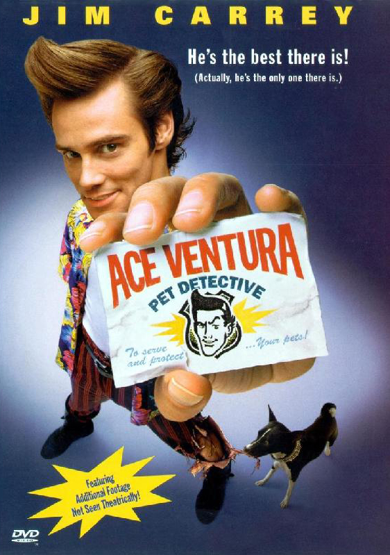 Ace Ventura: Pet Detective (1994) (Snap Case)/Jim Carrey, Sean Young, and Courteney Cox@PG-13@DVD