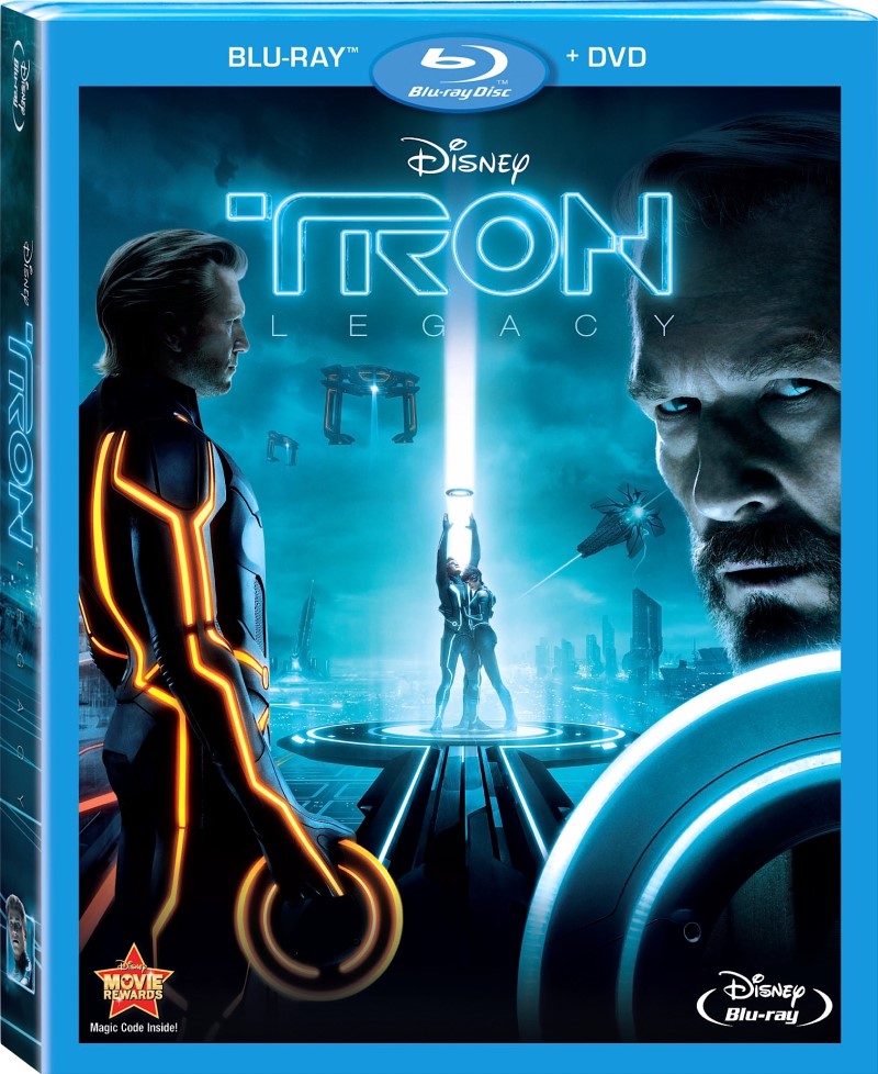 TRON: Legacy (2011)/Jeff Bridges, Garrett Hedlund, and Olivia Wilde@PG@Blu-ray + DVD