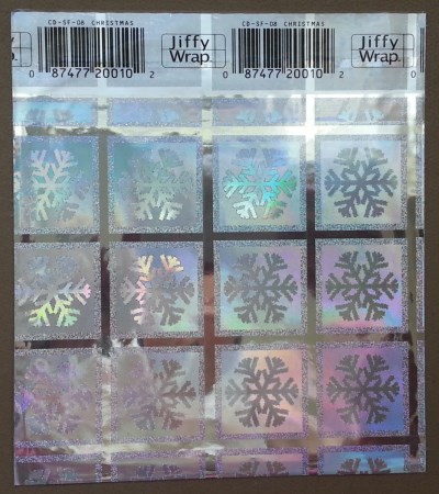 Classy Wrap/Hologram Snow Flakes