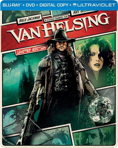Van Helsing (2004) (Steelbook)/Hugh Jackman, Kate Beckinsale, and Richard Roxburgh@PG-13@Blu-ray + DVD
