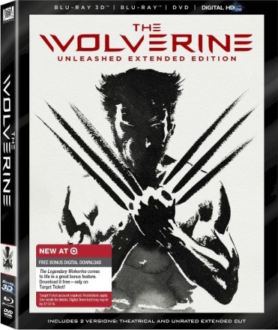 The Wolverine (2013 (Unleashed Extended Edition)/Hugh Jackman, Hiroyuki Sanada, and Tao Okamoto@Not Rated@Blu-ray 3D + Blu-ray + DVD
