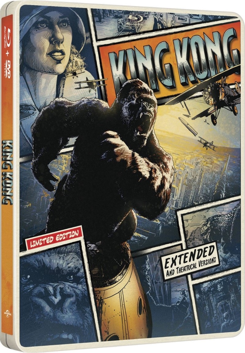 King Kong (2005) (SteelBook)/Naomi Watts, Jack Black, and Adrian Brody@PG-13@Blu-ray + DVD