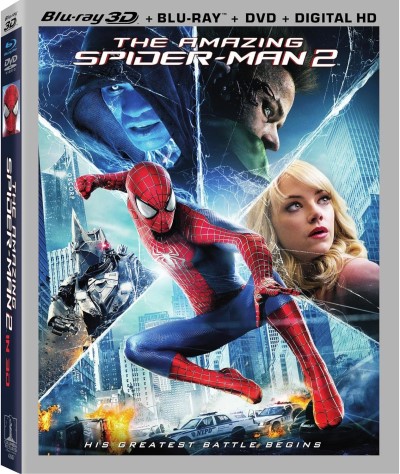 The Amazing Spider-Man 2 (2014)/Andrew Garfield, Emma Stone, and Jamie Foxx@PG-13@Blu-ray 3D + Blu-ray + DVD