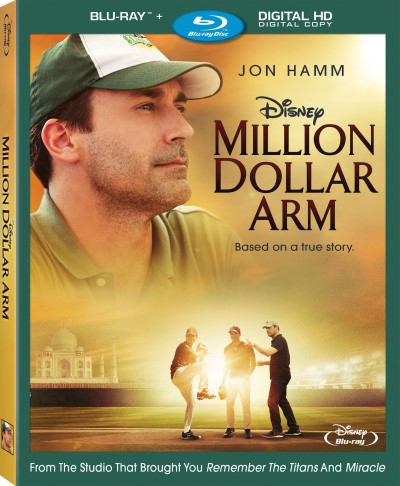 Million Dollar Arm (2014)/Jon Hamm, Aasif Mandvi, and Bill Paxton@PG@Blu-ray + DVD