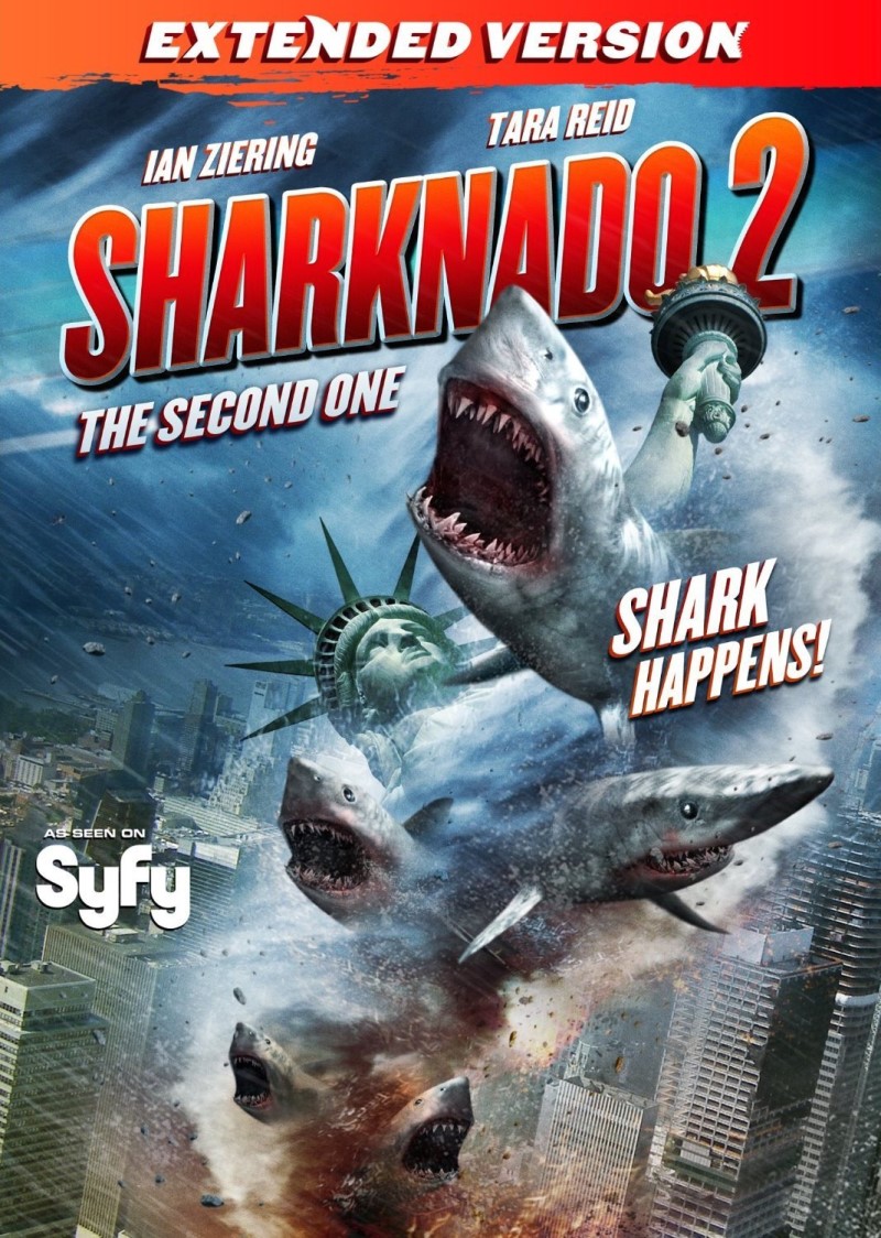 Sharknado 2: The Second One (2014) (Extended Version)/Ian Ziering, Tara Reid, and Vivica A. Fox@DVD@DVD