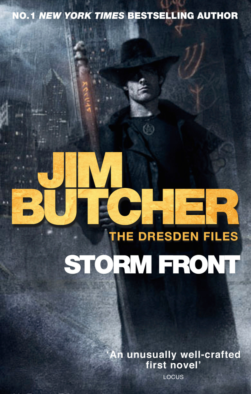 Jim Butcher/Storm Front: A Novel of the Dresden Files (2000) (Orbit Books)@Paperback (Mass Merchant)