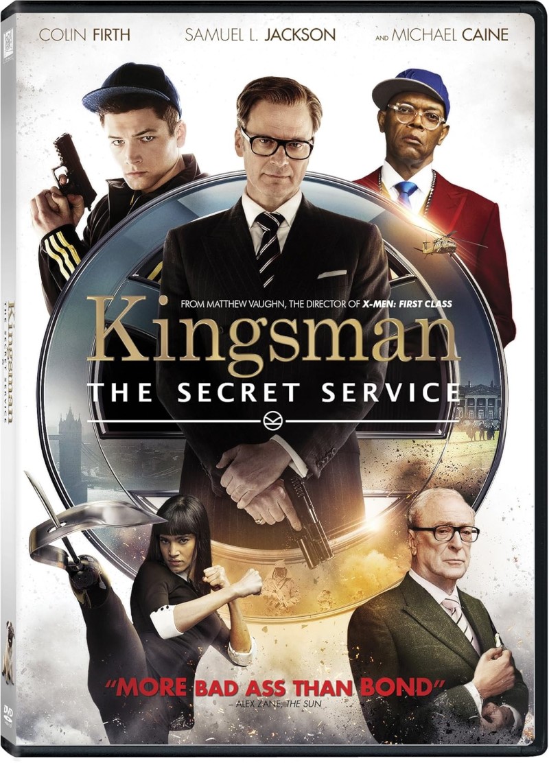 Kingsman: The Secret Service (2014)/Colin Firth, Samuel L. Jackson, and Michael Caine@R@DVD
