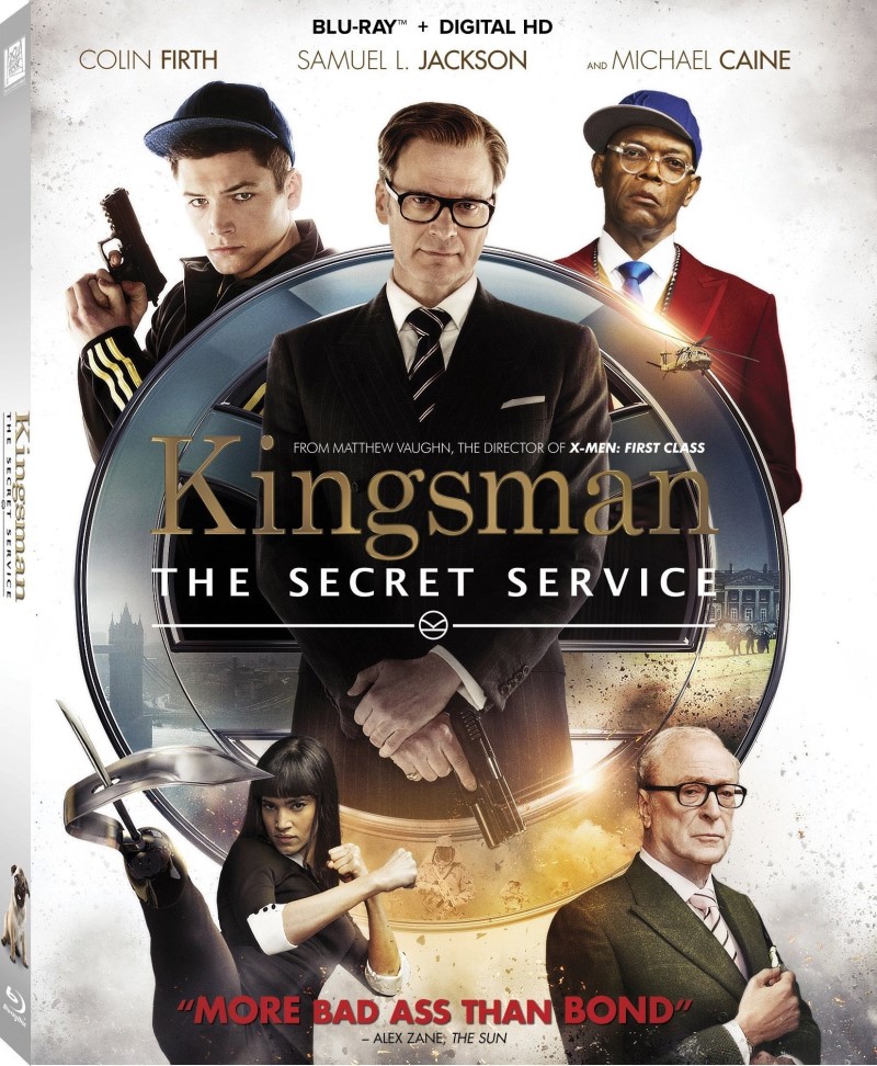Kingsman: The Secret Service (2014)/Colin Firth, Samuel L. Jackson, and Michael Caine@R@Blu-ray