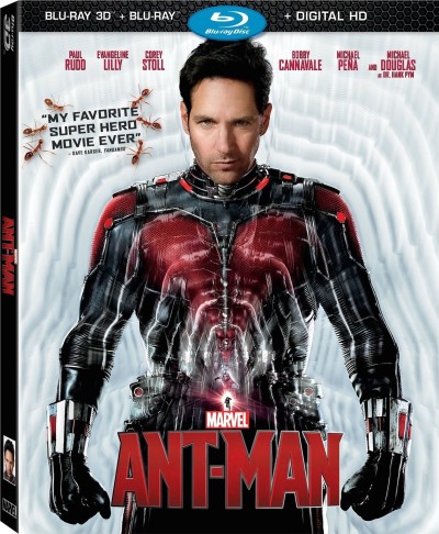 Ant-Man (2015)/Paul Rudd, Evangeline Lilly, and Corey Stoll@PG-13@Blu-ray 3D + Blu-ray