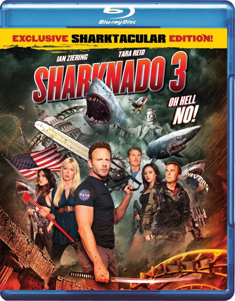 Sharknado 3: Oh Hell No! (2015) (Sharktacular Edition)/Ian Ziering, Tata Reid, and Cassie Scerbo@Not Rated@BLu-ray