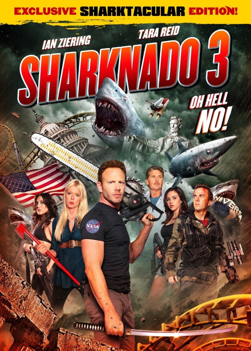 Sharknado 3: Oh Hell No! (2015) (Sharktacular Edition)/Ian Ziering, Tata Reid, and Cassie Scerbo@Not Rated@DVD