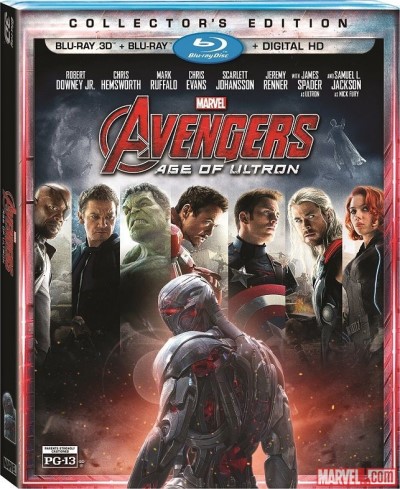 Avengers: Age of Ultron (2015)/Robert Downey Jr., Chris Hemsworth, and Mark Ruffalo@PG-13@Blu-ray 3D + Blu-ray
