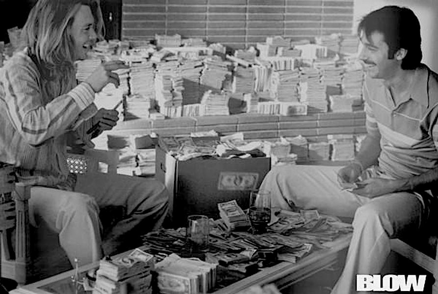 Poster/Blow - Piles Of Cash Johnny Depp@B12