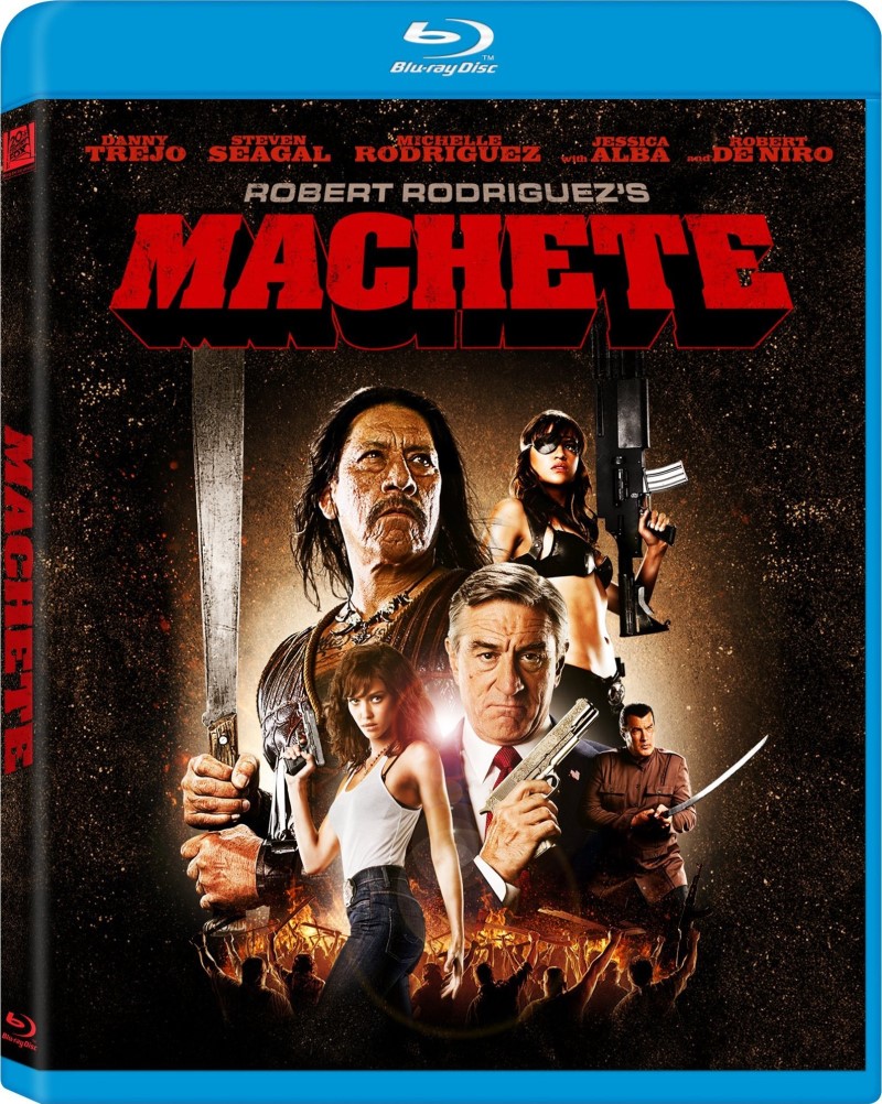 Robert Rodriguez's Machete (2010 (2016 Re-issue)/Danny Trejo, Jessica Alba, and Michelle Rodriguez@R@Blu-ray