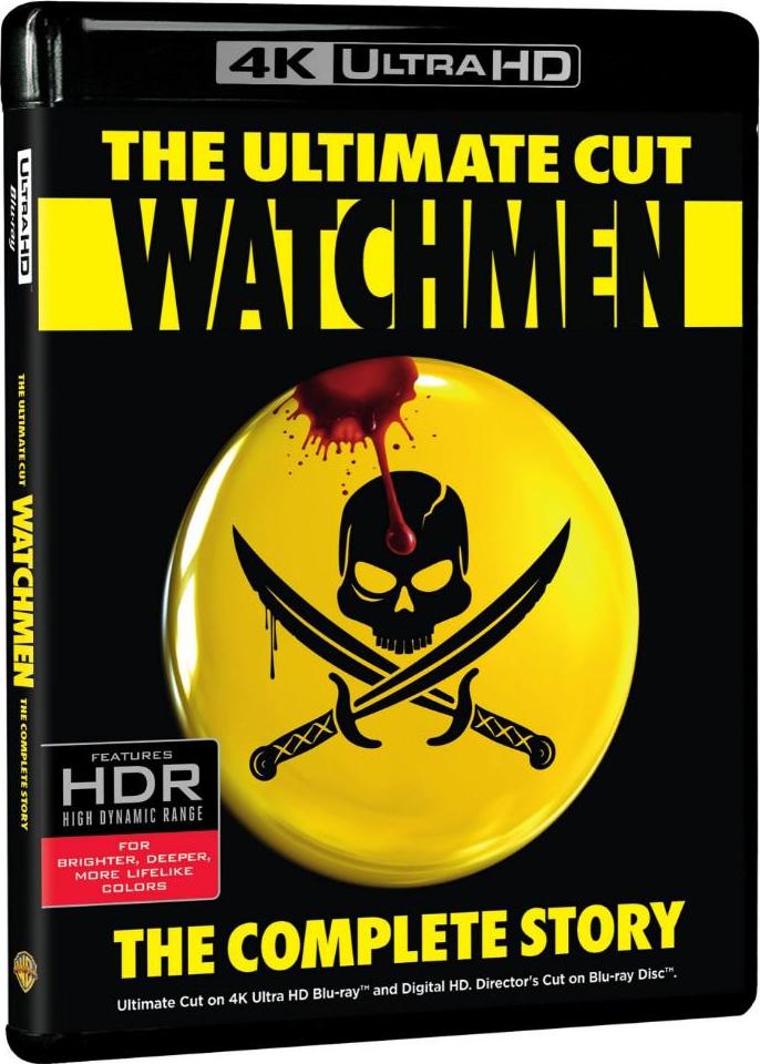 Watchmen (2009) (Ultimate Cut)/Malin Åkerman, Billy Crudup, and Carla Gugino@R@4K Ultra HD + Blu-ray