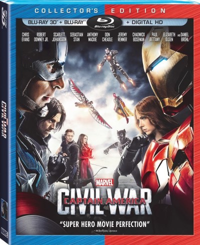 Captain America: Civil War (2016)/Chris Evans, Robert Downey Jr., and Scarlett Johansson@PG-13@Blu-ray 3D + Blu-ray