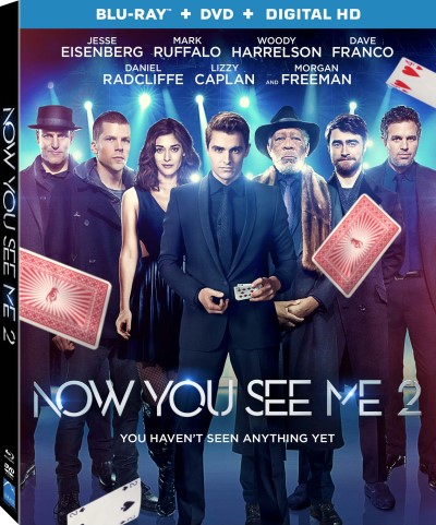 Now You See Me 2 (2016)/Jesse Eisenberg, Mark Ruffalo, and Woody Harrelson@PG-13@Blu-ray + DVD