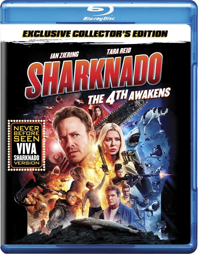 Sharknado: The 4th Awakens (2016) (Collector's Edition)/Ian Ziering, Tara Reid, and Masiela Lusha@Not Rated@Blu-ray