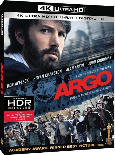 Argo (2012)/Ben Affleck, Bryan Cranston, and Alan Arkin@R@4K Ultra HD + Blu-ray