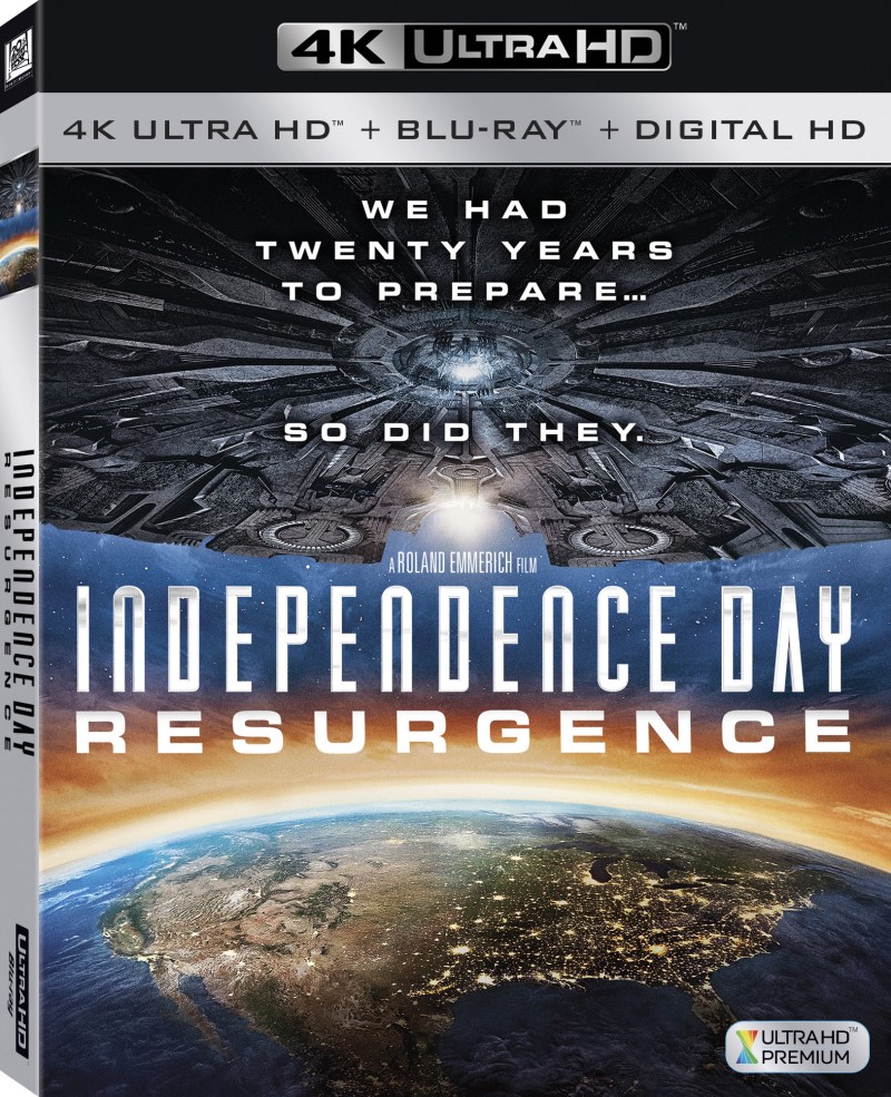 Independence Day: Resurgence (2019)/Liam Hemsworth, Jeff Goldblum, and Bill Pullman@PG-13@4K Ultra HD + BLu-ray