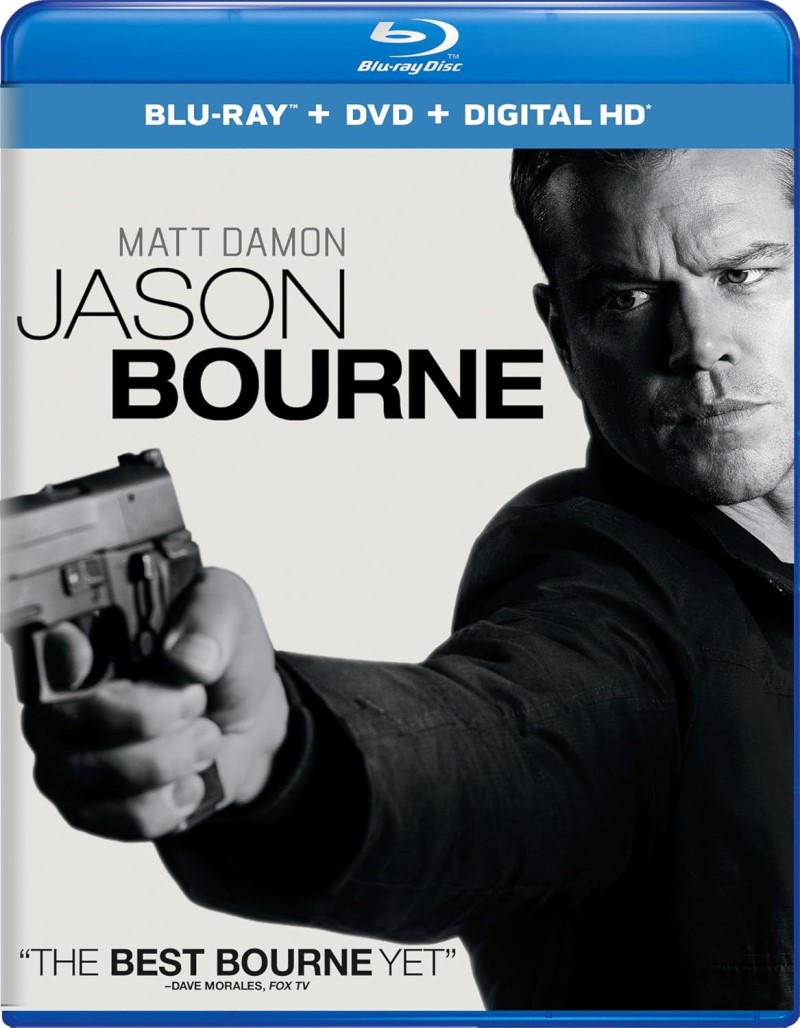 Jason Bourne (2016)/Matt Damon, Tommy Lee Jones, and Alicia Vikander@PG-13@Blu-ray + DVD