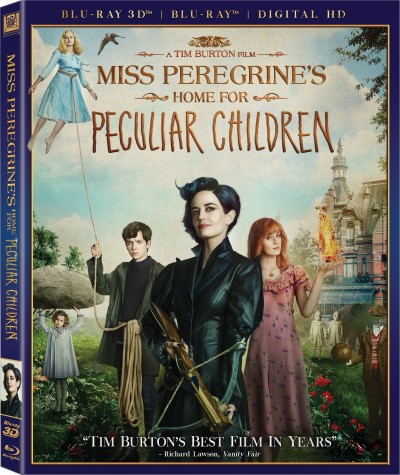 Miss Peregrine's Home for Peculiar Children (2016)/Eva Green, Asa Butterfield, and Chris O'Dowd@Pg-13@Blu-ray 3D + Blu-ray