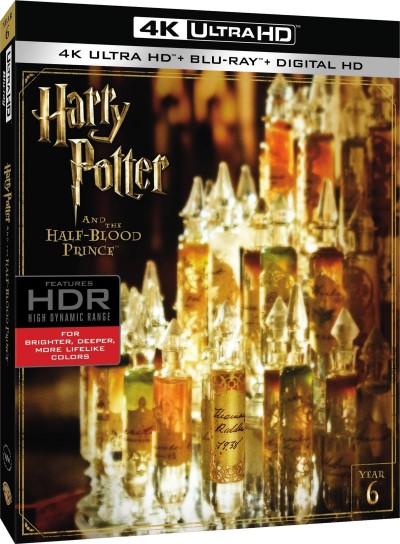 Harry Potter and the Half-Blood Prince (2009)/Daniel Radcliffe, Rupert Grint, and Emma Watson@Pg-13@4K Ultra HD + Blu-ray