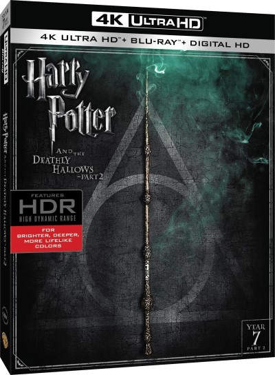 Harry Potter and the Deathly Hallows – Part 2 (2011)/Daniel Radcliffe, Rupert Grint, and Emma Watson@PG-13@4K Ultra HD + Blu-ray