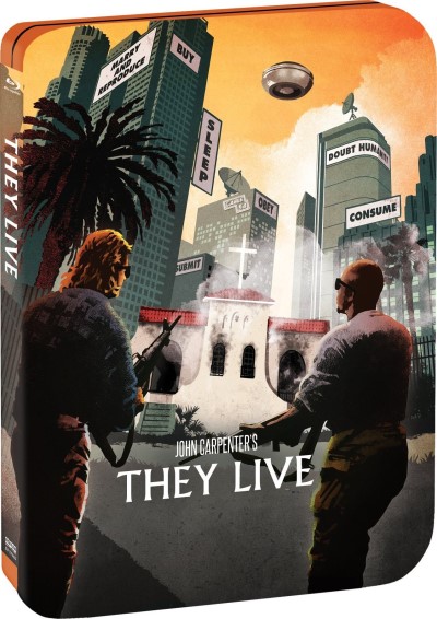 They Live (1988) (SCREAM! Factory) (Steelbook)/"Rowdy" Roddy Piper, Keith David, and Meg Foster@R@Blu-ray