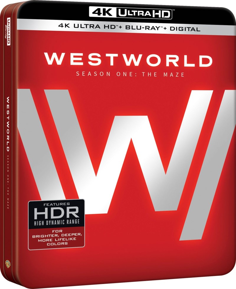 Westworld: Season One - The Maze (Metal Tin)/Evan Rachel Wood, Thandiwe Newton, and Jeffrey Wright@TV-MA@4K Ultra HD+ Blu-ray