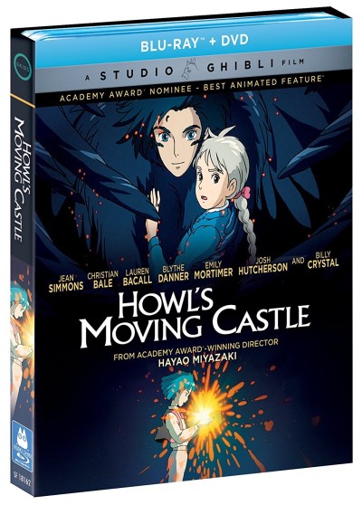 Howl's Moving Castle (2004) (SHOUT! Factory)/Jean Simmons, Christian Bale, and Lauren Bacall@PG@Blu-ray + DVD