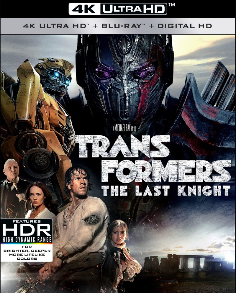 Transformers: The Last Knight (2017)/Mark Wahlberg, Anthony Hopkins, and Peter Cullen@PG-13@4K Ultra HD + Blu-ray