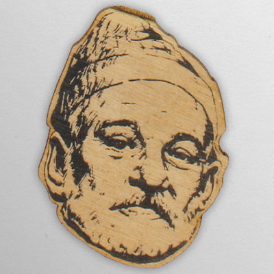 Wood Ornament/Bill Murray