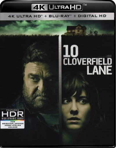 10 Cloverfield Lane (2016)/Mary Elizabeth Winstead, John Goodman, and John Gallagher Jr.@PG13@4K Ultra HD + Blu-ray