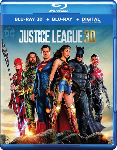 Justice League (2017)/Ben Affleck, Henry Cavill, and Amy Adams@PG-13@Blu-ray 3D + Blu-ray (Made on Demand)