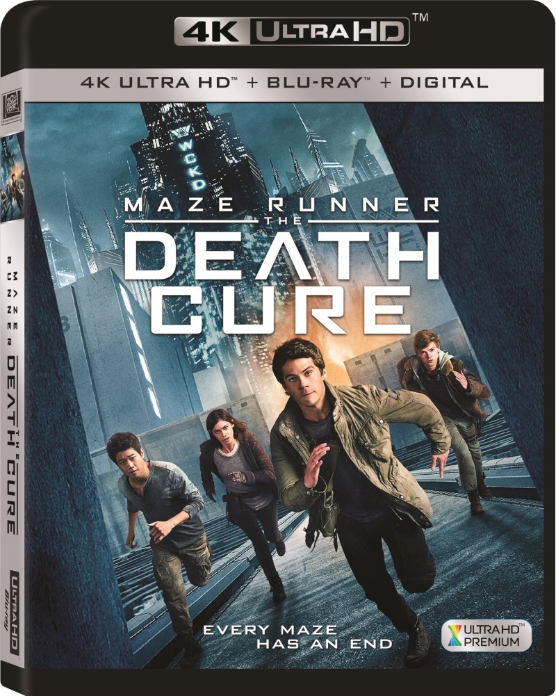 Maze Runner: The Death Cure (2018)/Dylan O'Brien, Kaya Scodelario, and Thomas Brodie-Sangster@PG-13@4K Ultra HD + Blu-ray