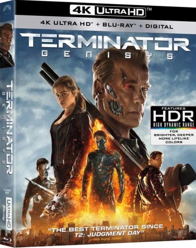 Terminator Genisys (2015)/Arnold Schwarzenegger, Jason Clarke, and Emilia Clarke@PG-13@4K Ultra HD + Blu-ray