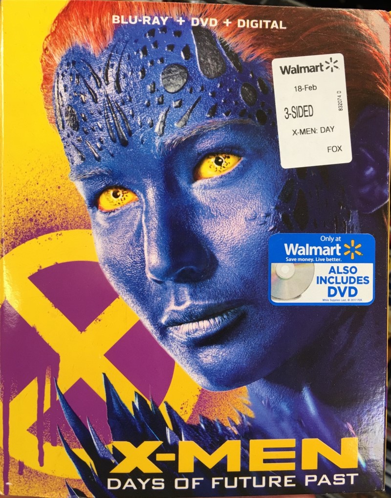 X-Men: Days of Future Past (2014) (FOX Icons) (Walmart Exclusive)/Hugh Jackman, James McAvoy, and Michael Fassbender@PG-13@Blu-ray + DVD