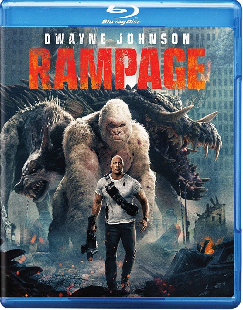Rampage (2018)/Dwayne "The Rock" Johnson, Naomie Harris, and Malin Akerman@PG-13@Blu-ray