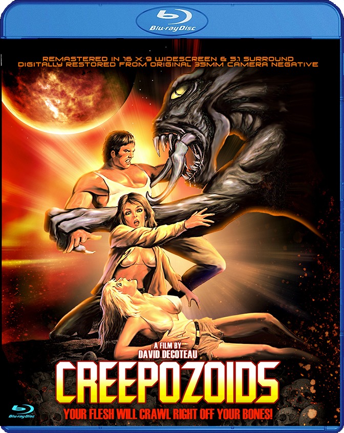 Creepozoids (1987) (Full Moon Features)/Linna Quigley, Ken Abraham, and Kim McKamy@R@Blu-ray
