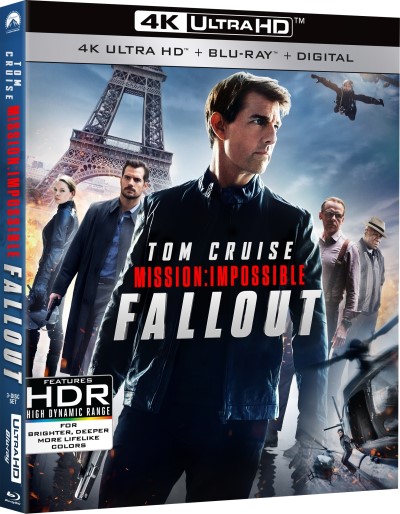 Mission: Impossible - Fallout (2018) (IMAX Aspect Ratio)/Tom Cruise, Henry Cavill, and Ving Rhames@PG-13@4K Ultra HD + Blu-ray