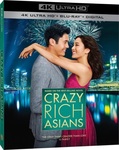 Crazy Rich Asians (2018)/Constance Wu, Henry Golding, and Gemma Chan@PG-13@4K Ultra HD + Blu-ray