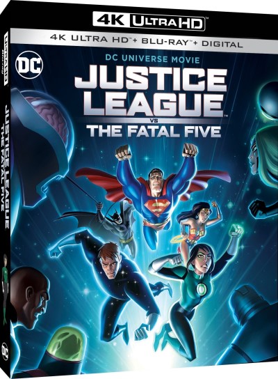 Justice League vs. the Fatal Five (2019)/Elyes Gabel, Diane Guerrero, and Kevin Conroy@PG-13@4K Ultra HD + Blu-ray