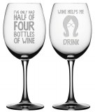 Wine Glass/Bobs Burgers - Linda - Set Of 2