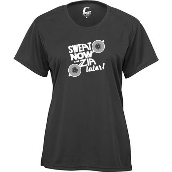 ZIA TEE/WOMENS - SWEAT NOW - GREY@- SM