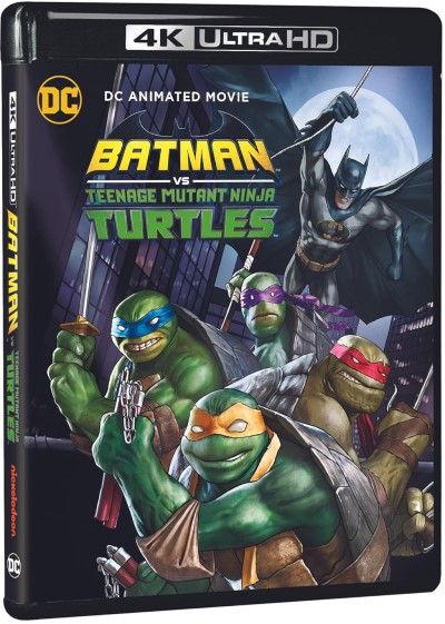 Batman vs. Teenage Mutant Ninja Turtles (2019)/Troy Baker, Eric Bauza, and Darren Criss@PG-13@4K Ultra HD + Blu-ray