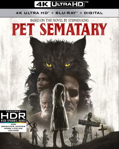 Pet Sematary (2019)/Jason Clarke, Amy Seimetz, and John Lithgow@R@4K Ultra HD/Blu-ray