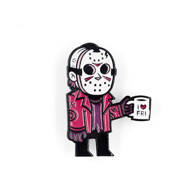 Enamel Pin/I Heart Fridays Jason